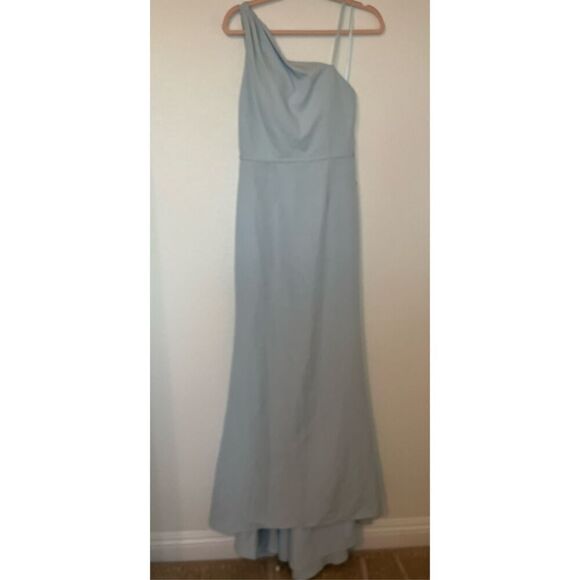 Mac Duggal ONE SHOULDER JERSEY MERMAID GOWN New - Picture 5 of 11
